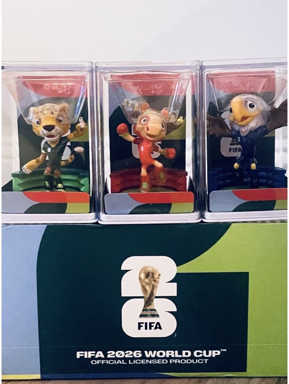 FIFA World Cup 2026 Official Mascot Figurines Set of 3 Licensed Collectibles 9cm